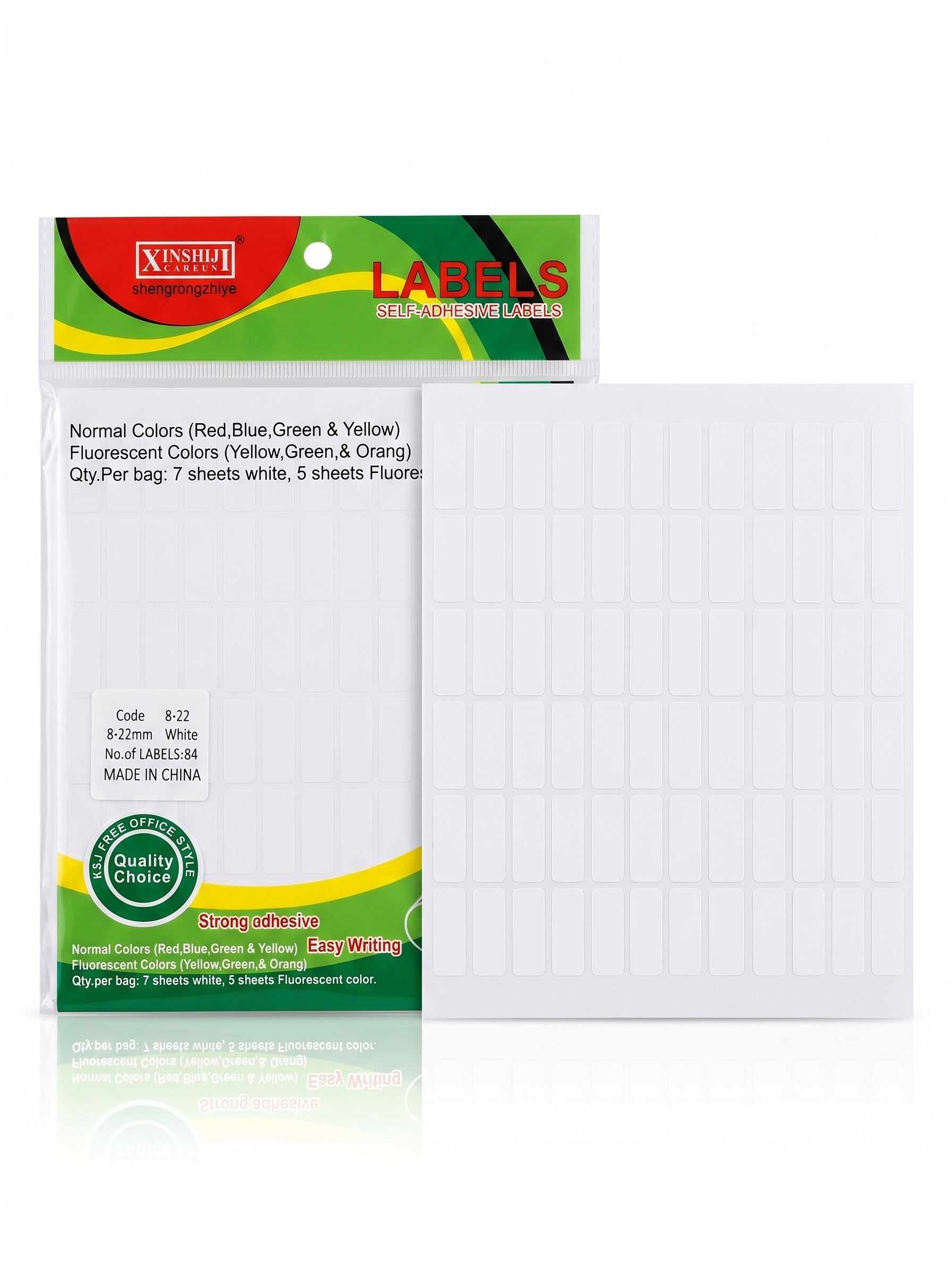 Lot de 10 Feuilles : etiquettes adhèsive 10f QUALITE Pro Maroc