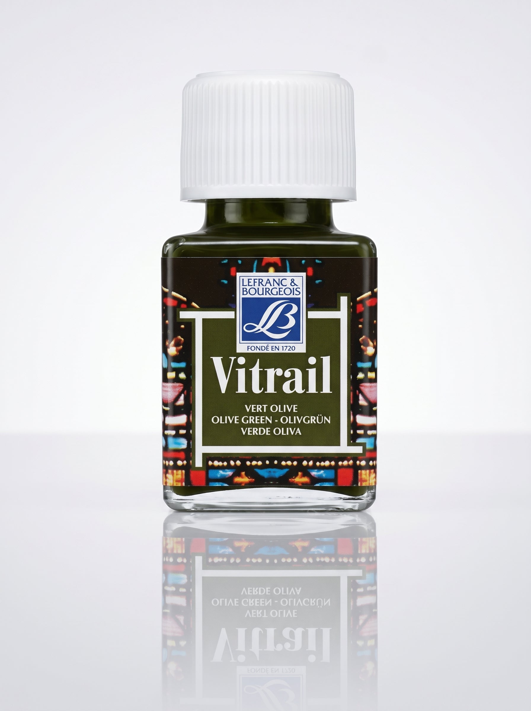 Peinture pour verre Lefranc Bourgeois - Effet vitrail brillant (50ml)