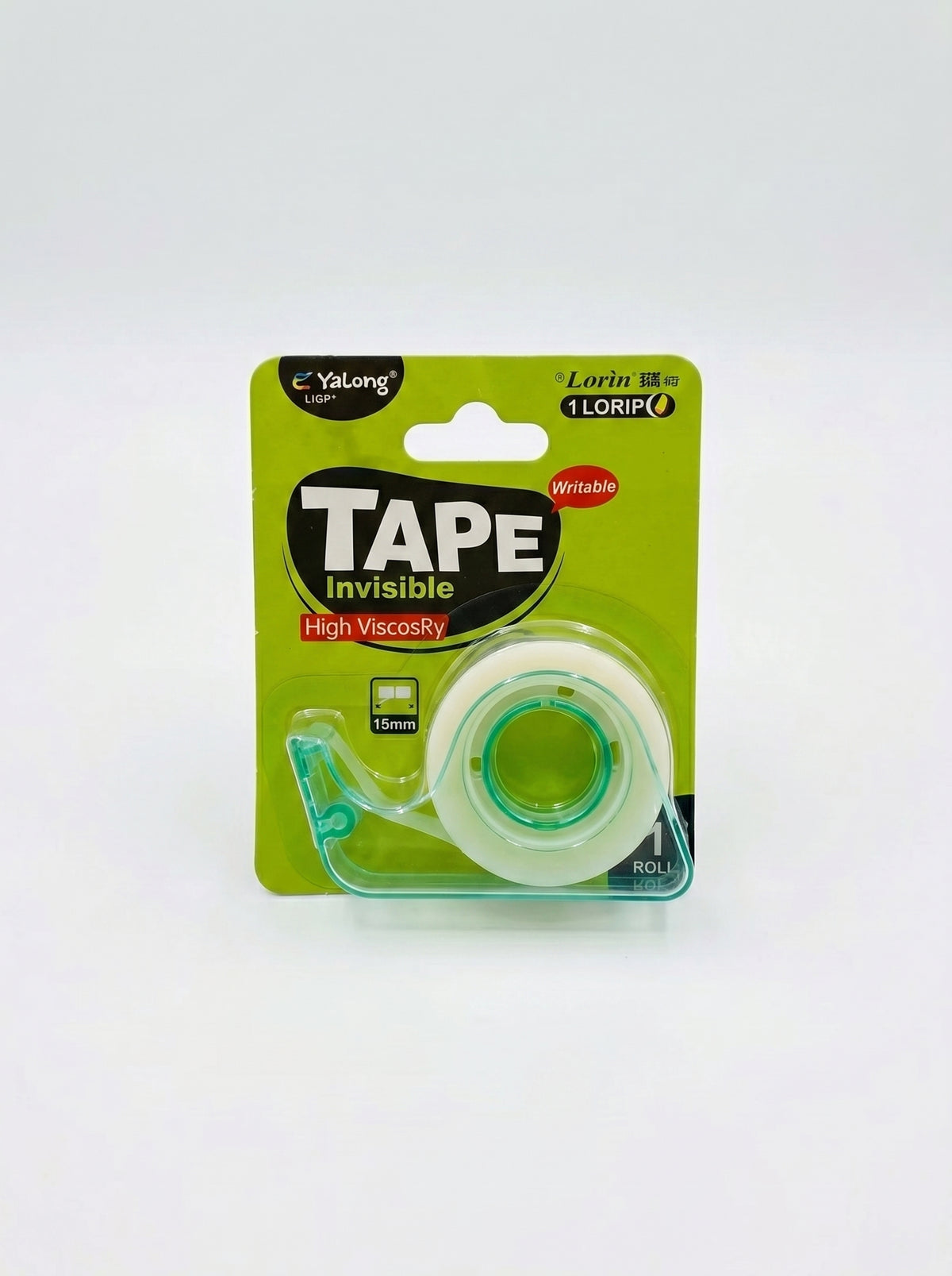 Dévidoir Ruban Adhésif Transparent Yalong 15mm × 10 Yards