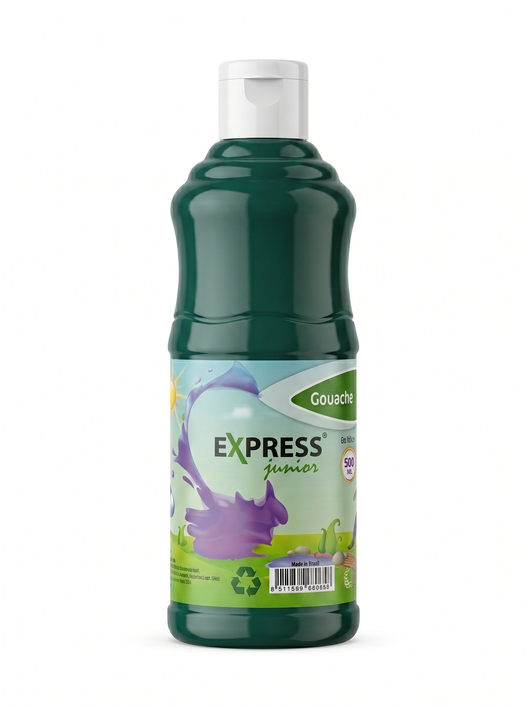 Peinture gouache liquide 500 ml - Format Scolaire Économique