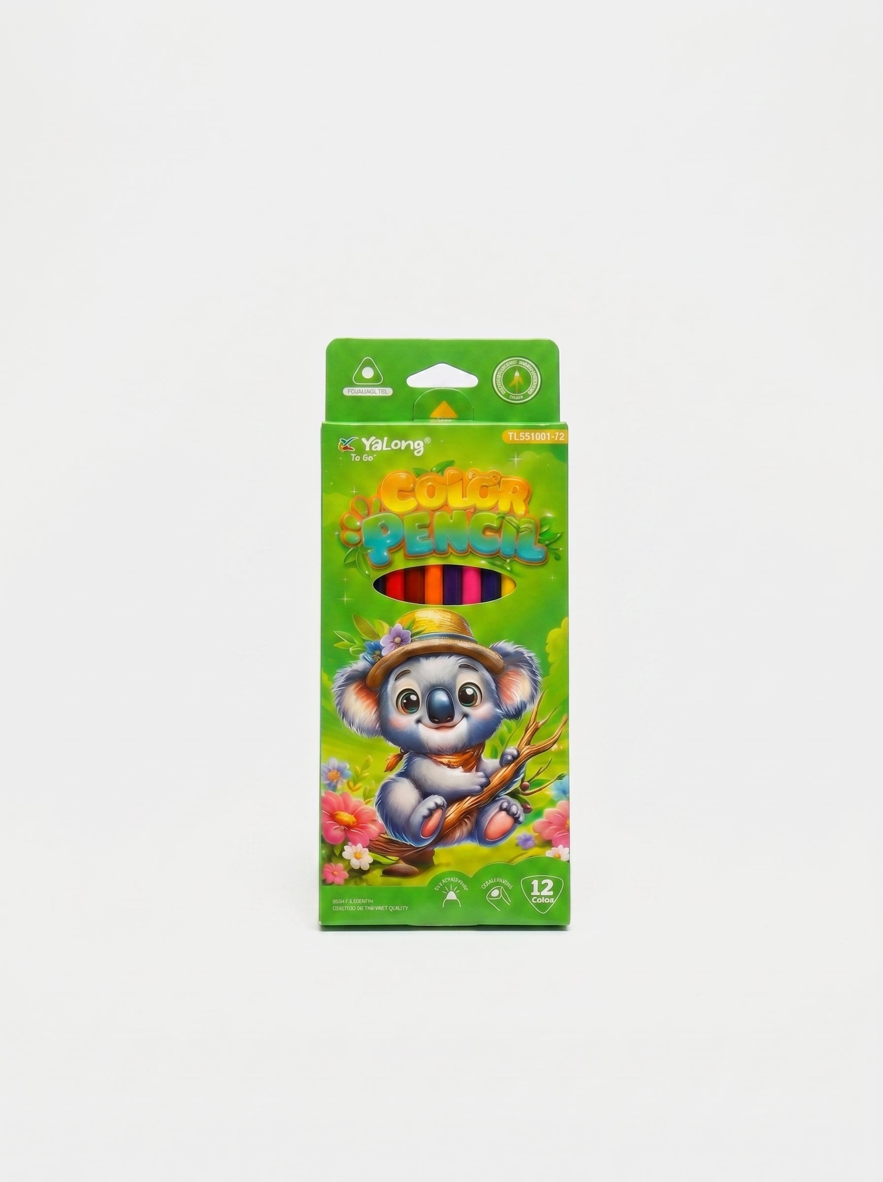 Crayons de Couleur Yalong To Go – Set de 12 Pièces | Fournitures Scolaires
