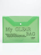 Enveloppe Plastique à Bouton Pression - Chemise Porte-Document pour Bureau et École
