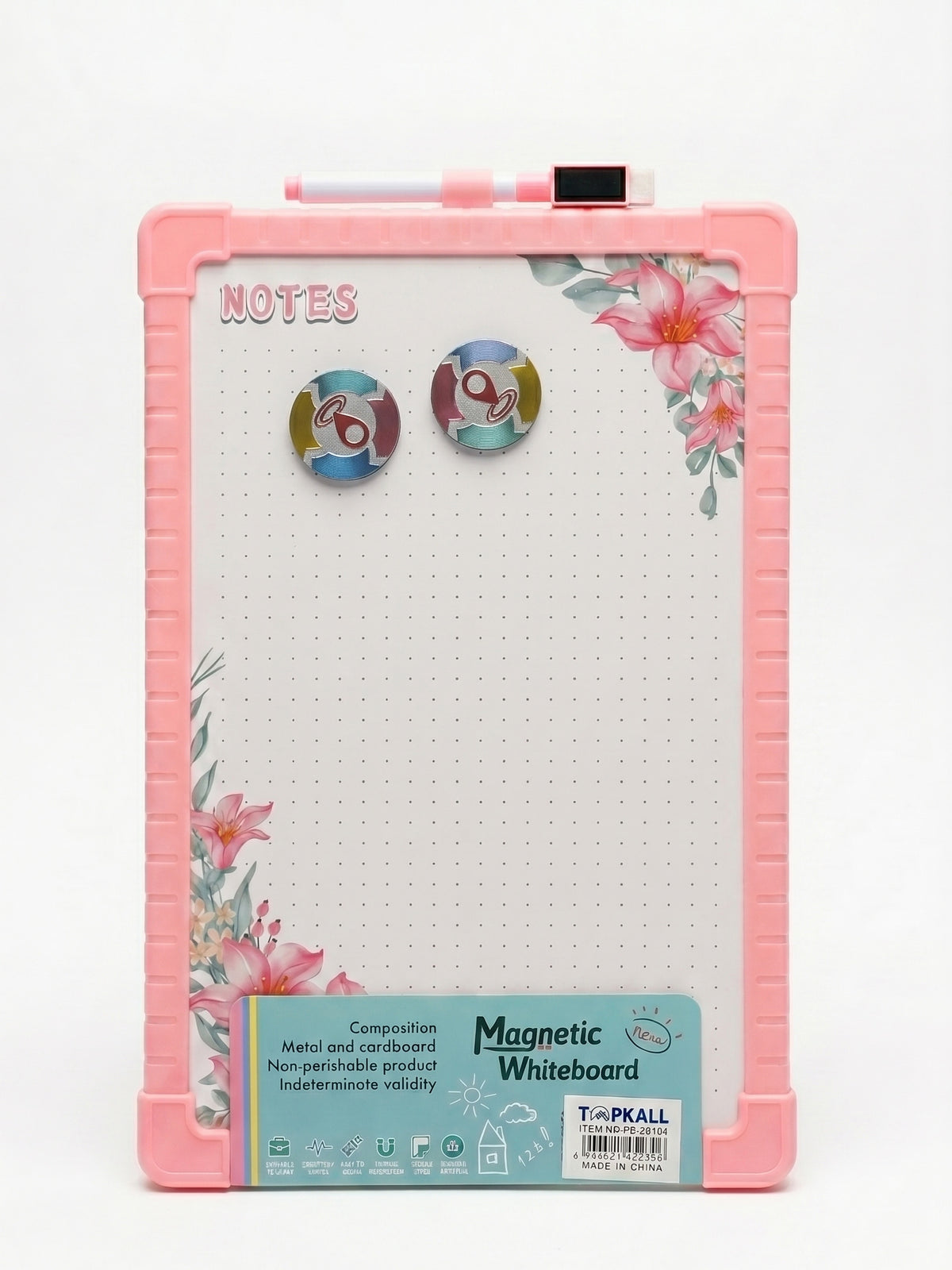 Ardoise Blanche Magnétique 20x30  – YALLONG