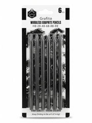 Crayon graphite 6 pcs – Set de dessin artistique complet