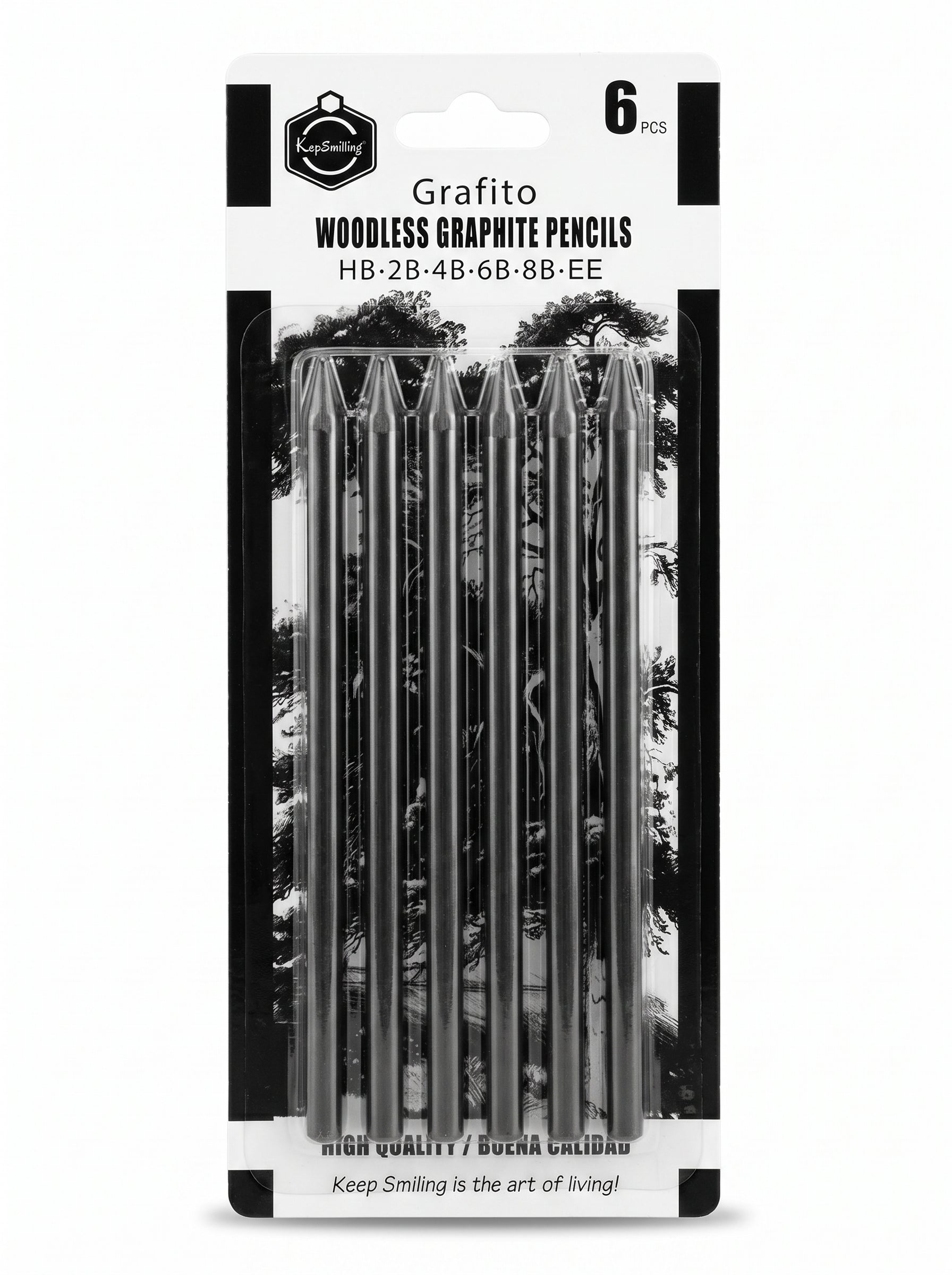 Crayon graphite 6 pcs – Set de dessin artistique complet