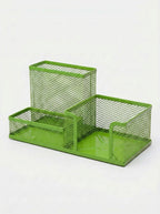 Porte-Accessoires de Bureau en Métal vert