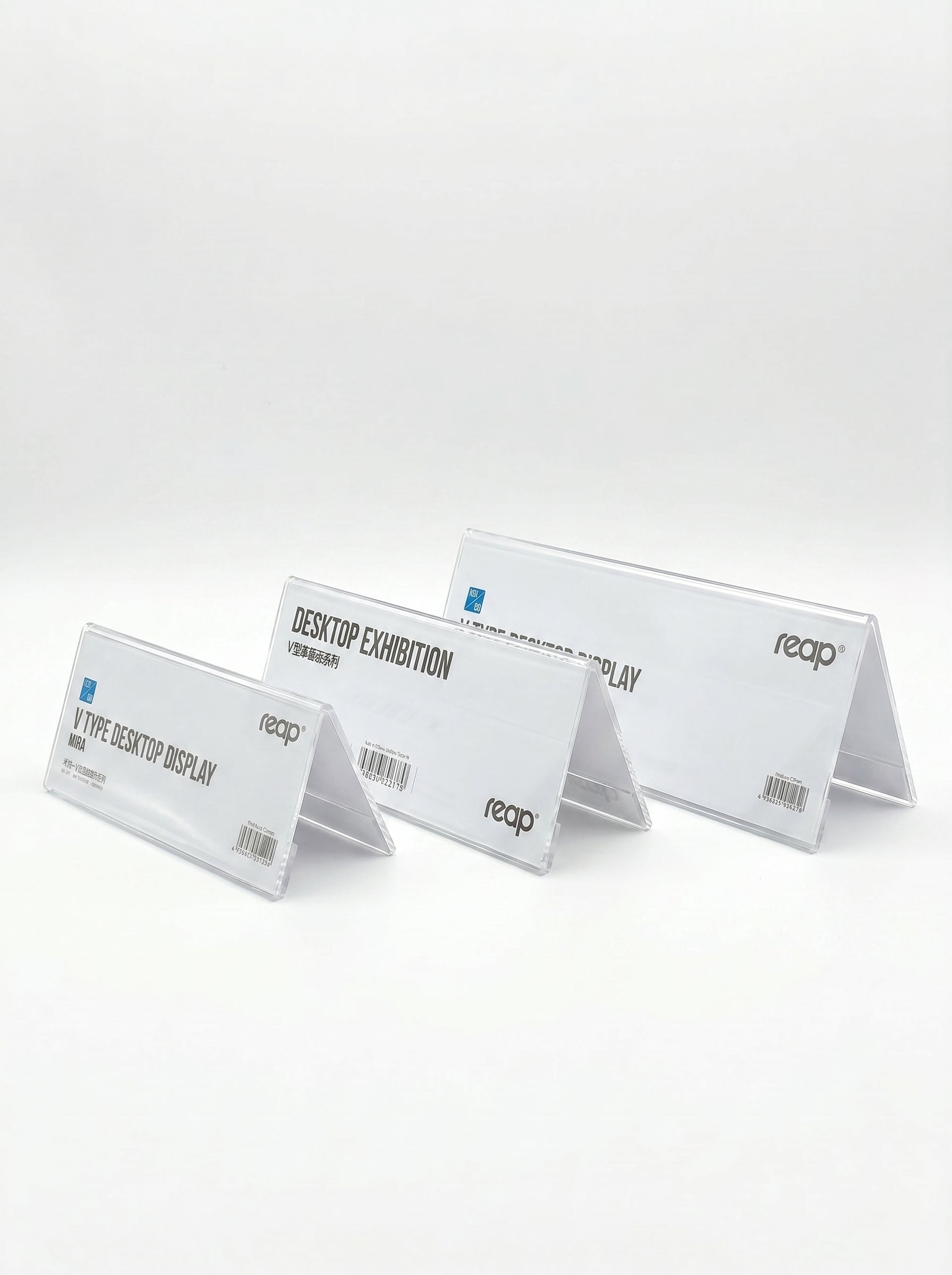Support publicitaire en plastique pour Comptoir & Accueil