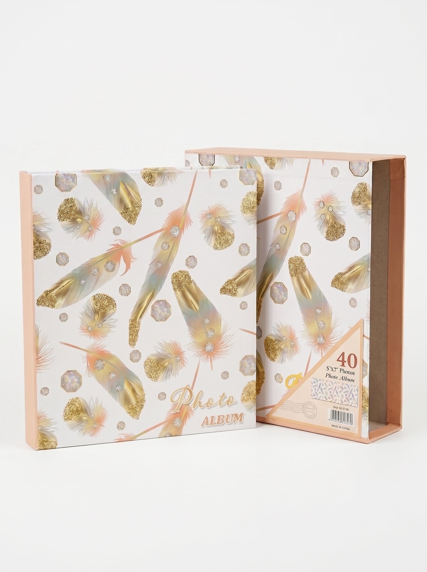 Album Photo Couleur pour 40 Tirages 13*18cm | Design Élégant et Durable