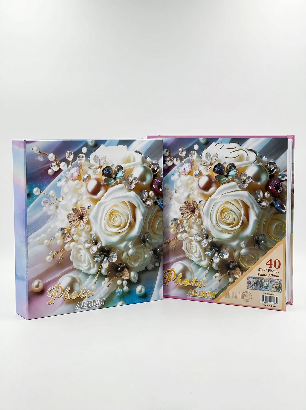 Album Photo Couleur pour 40 Tirages 13*18cm | Design Élégant et Durable
