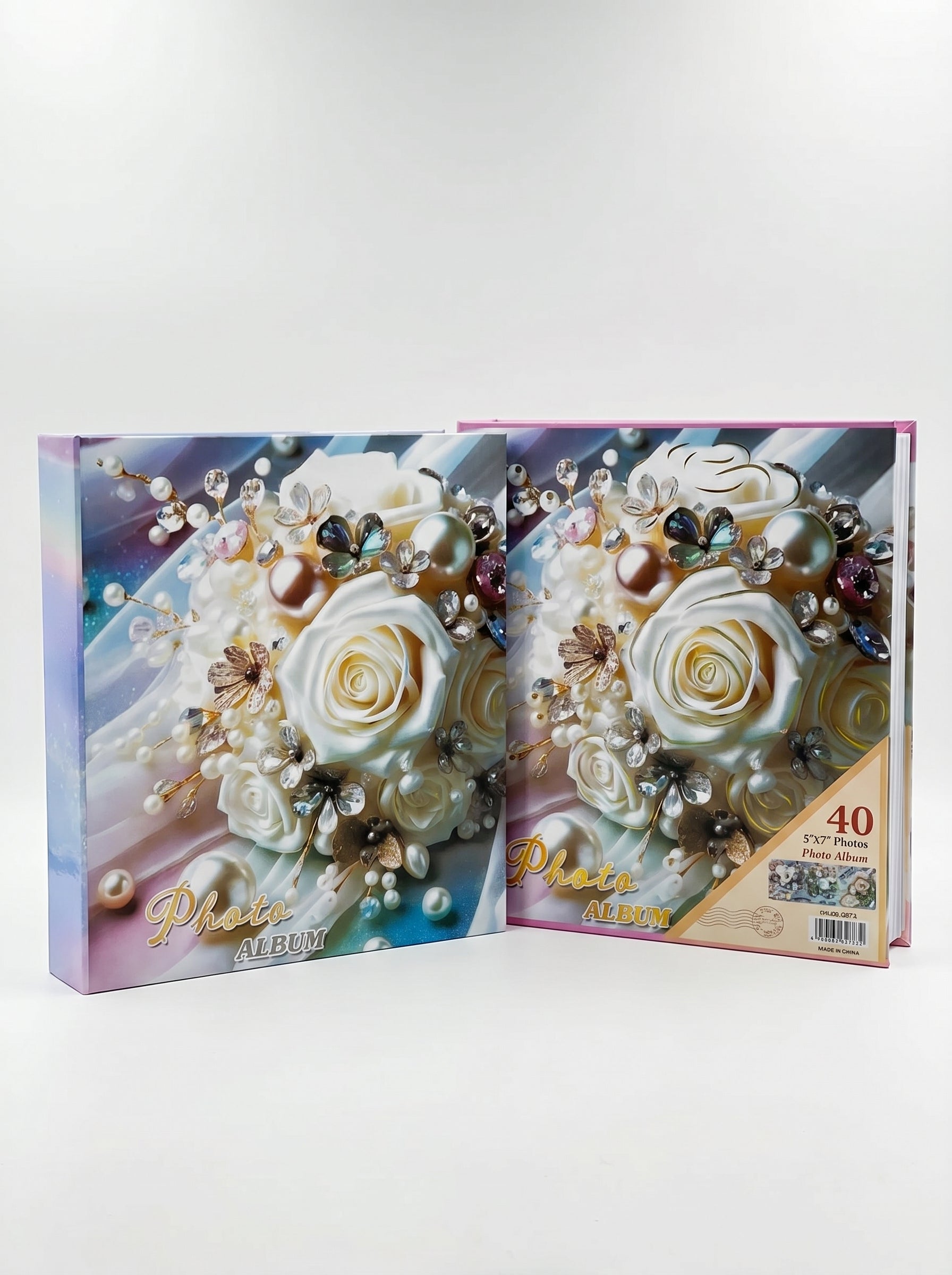 Album Photo Couleur pour 40 Tirages 13*18cm | Design Élégant et Durable