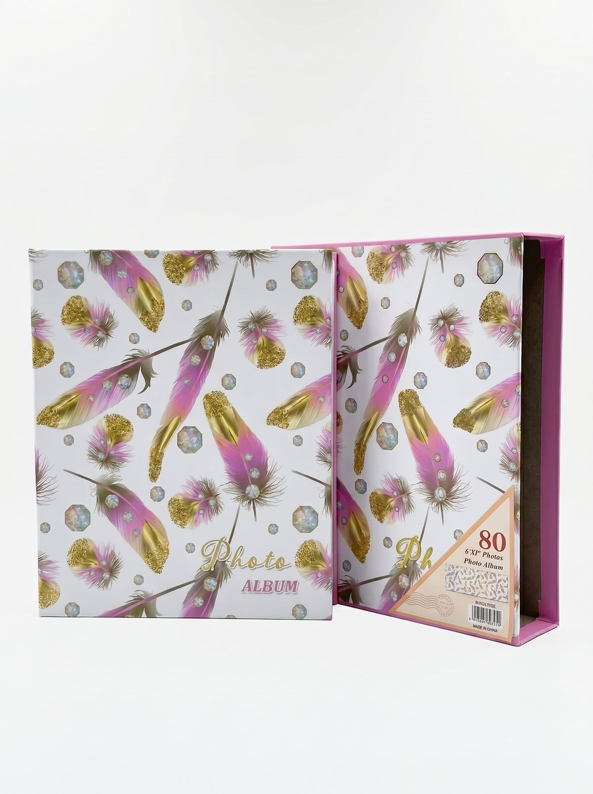 Album Photo Couleur pour 80 Tirages 10*15cm | Design Élégant et Durable