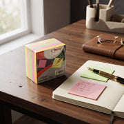 cube en couleur fluo 7.6*7.6cm 5 couleurs 400 Feuilles
