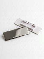 Badge en Métal Personnalisable 7x2.5 cm TOPKALL