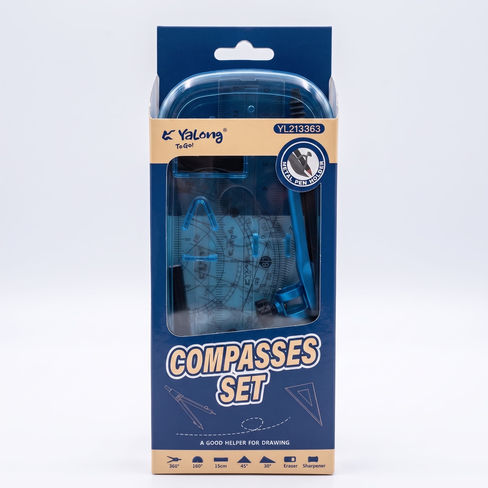 Coffret géométrie Yalong 8 Pièces Image secondaire du produit