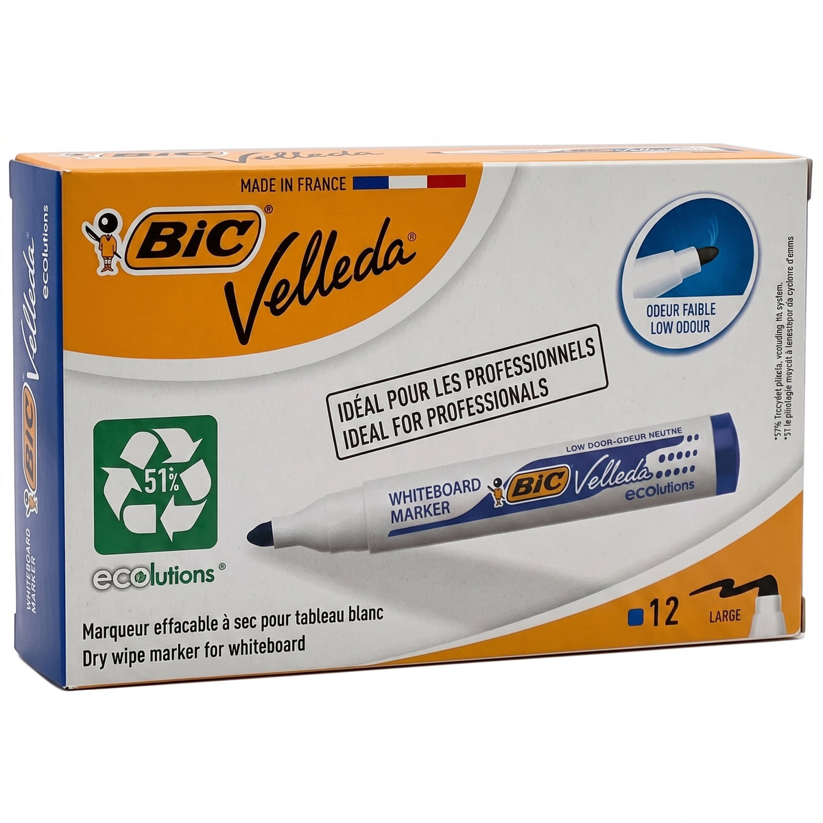Marqueur Velleda Écologique BIC Bleu