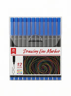 Stylos Feutres Pointe Fine Drawing Line Mobee (12 pcs)