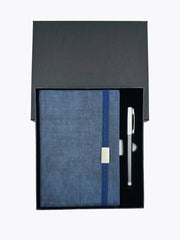 Coffret notebook A5 à Élastique & Stylo en Boîte