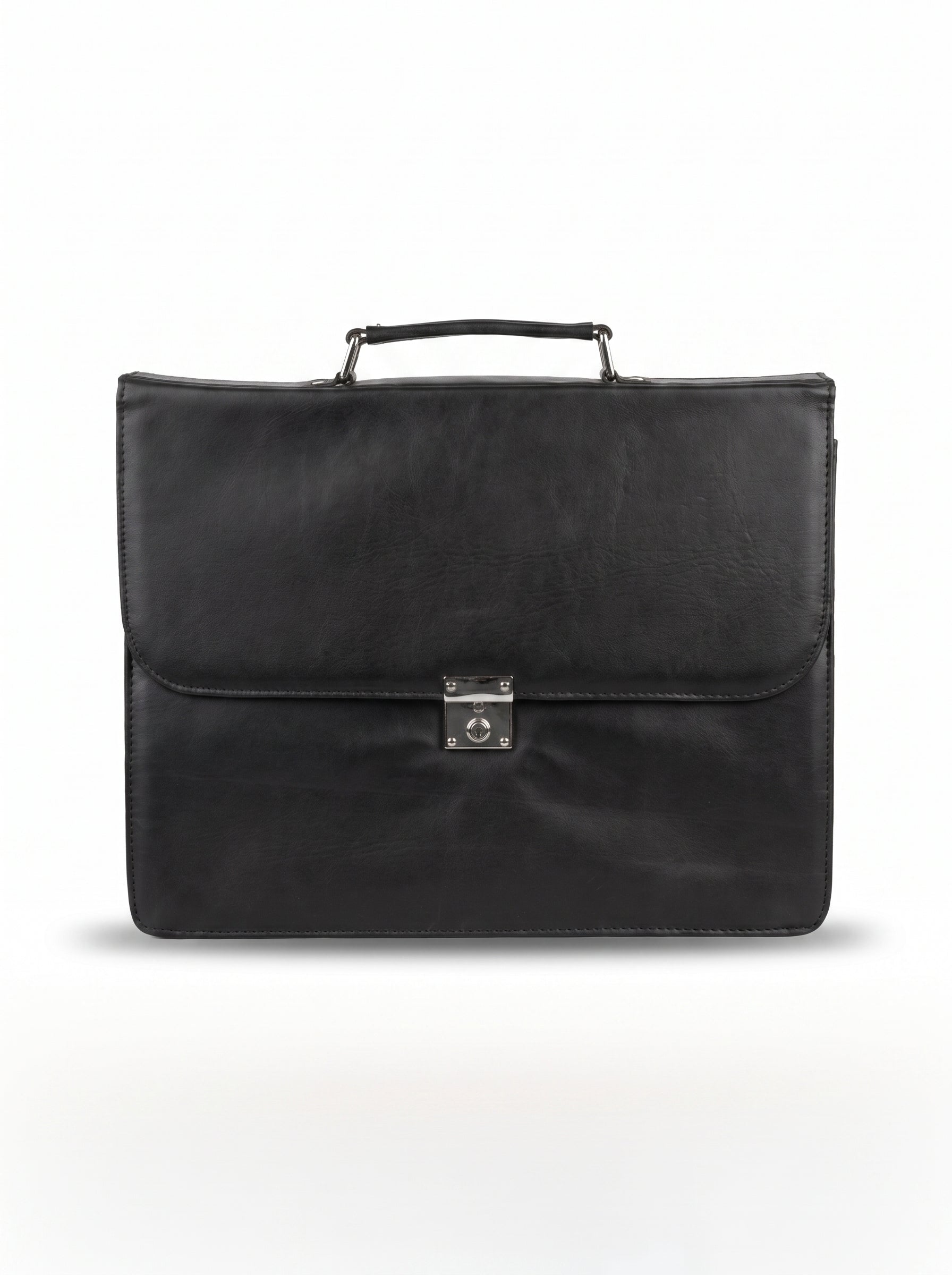 Cartable de Professeur Noir en Similicuir