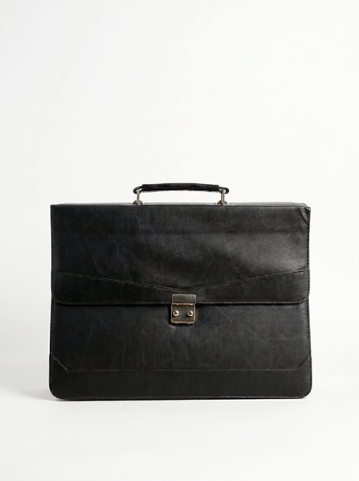 Cartable de Professeur Noir en Similicuir