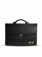 Cartable de Professeur Noir en Similicuir