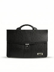 Cartable de Professeur Noir en Similicuir
