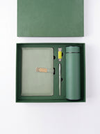 Coffret 4 Pièces : Notebook A5, Stylo, Clé USB & Bouteille Isothreme