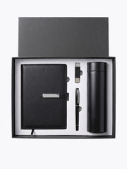 Coffret Notebook A5, Stylo, Clé USB & Bouteille Isotherme