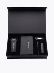 Coffret Notebook A5, Stylo, Porte-Clé & Bouteille Isotherme