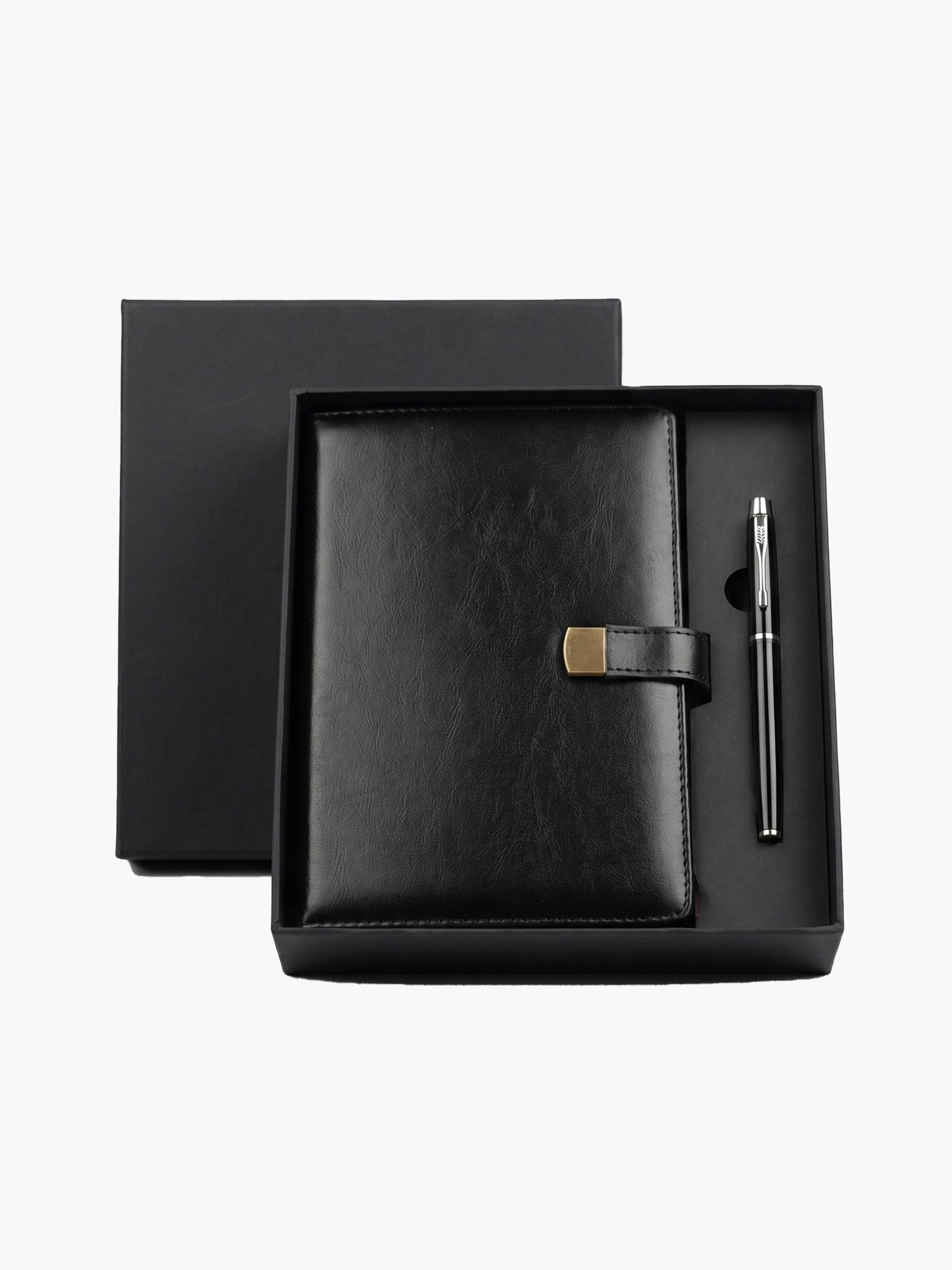 Coffret Notebook en cuir A5 & Stylo