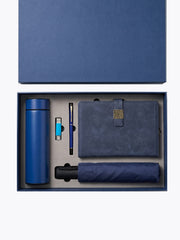 Coffret 4 Pièces : Notebook A5, Stylo, Parapluie,  Clé USB & Bouteille Esothreme