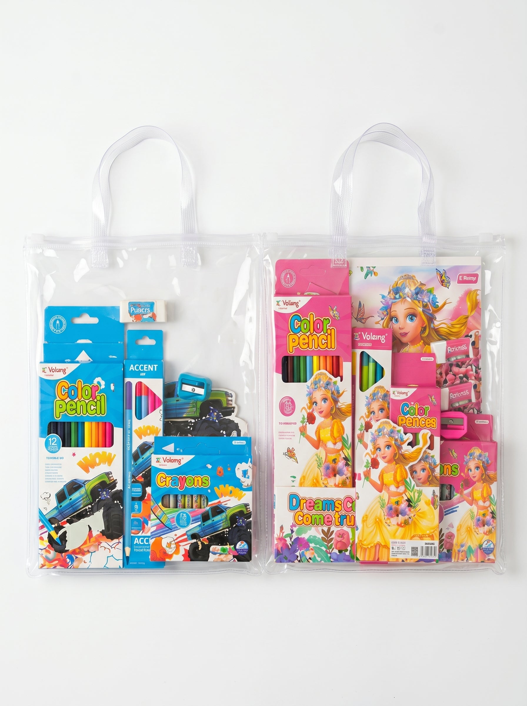 Sac à colorier enfant Yalong : Set Créatif 2-en-1 avec Crayons