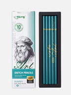 Boîte 10 Crayons Noir Yalong To Go – Graphite Assortis (Doux et Dur)