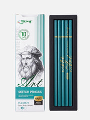 Boîte 10 Crayons Noir Yalong To Go – Graphite Assortis (Doux et Dur)