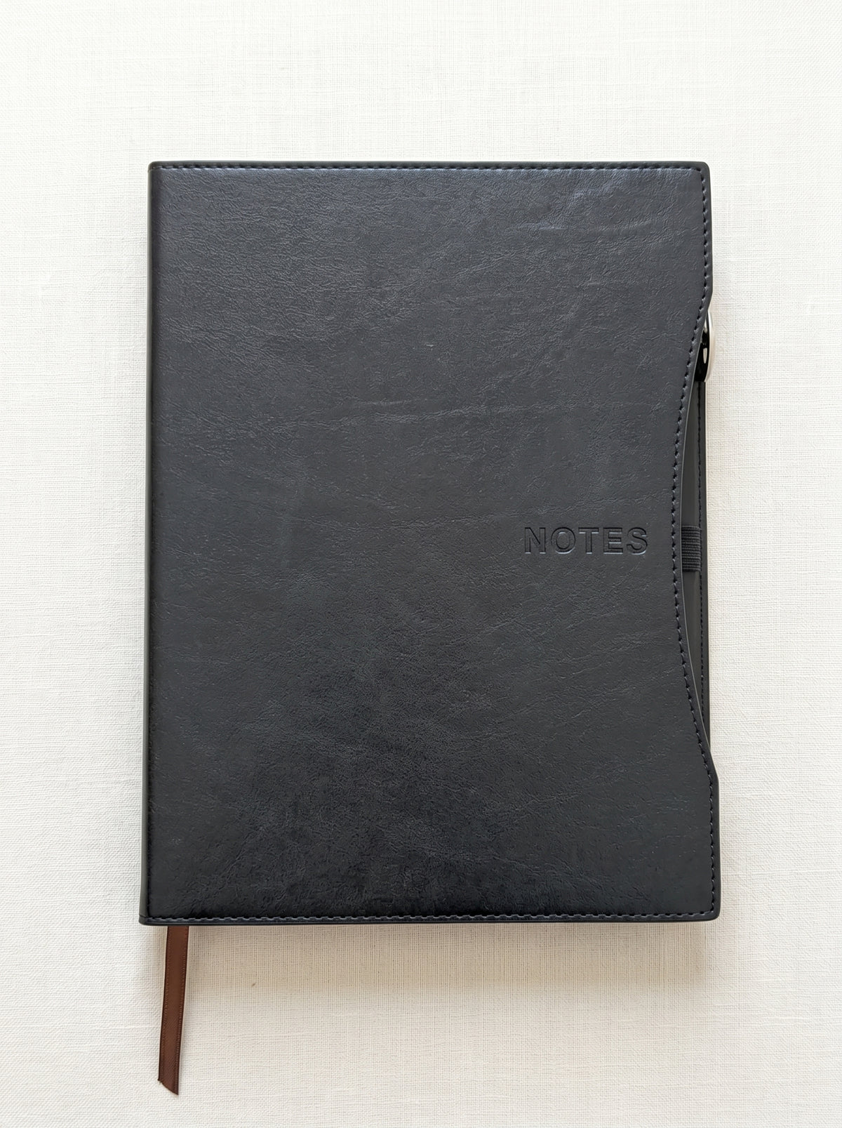Notebook A4 en couleur avec boucle pour stylo Yalong