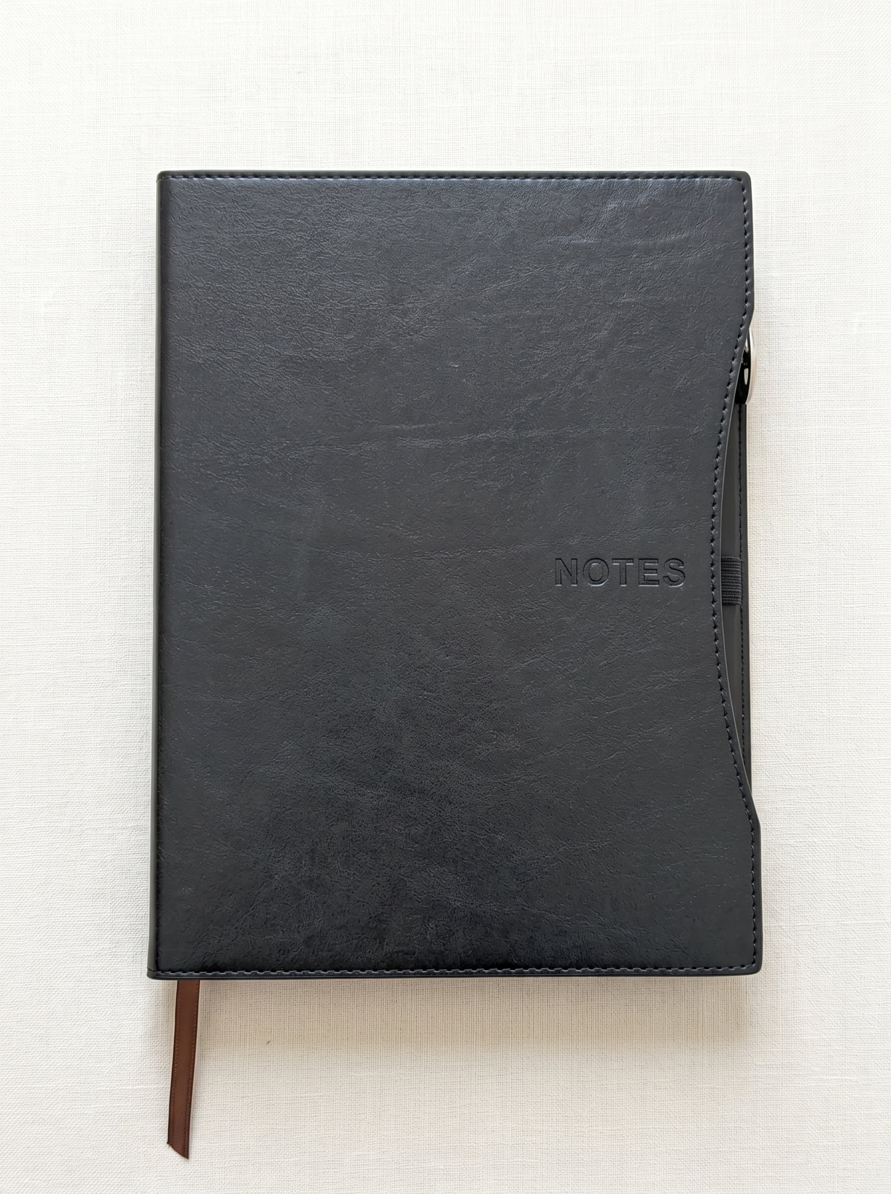 Notebook A4 en couleur avec boucle pour stylo Yalong
