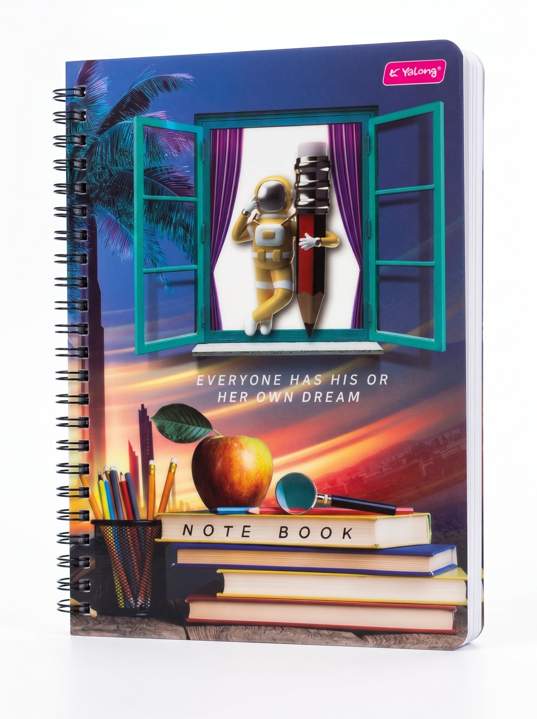 Carnet A5 Piqué 96 Pages 70g YALONG – Cahier de Qualité Image principale du produit