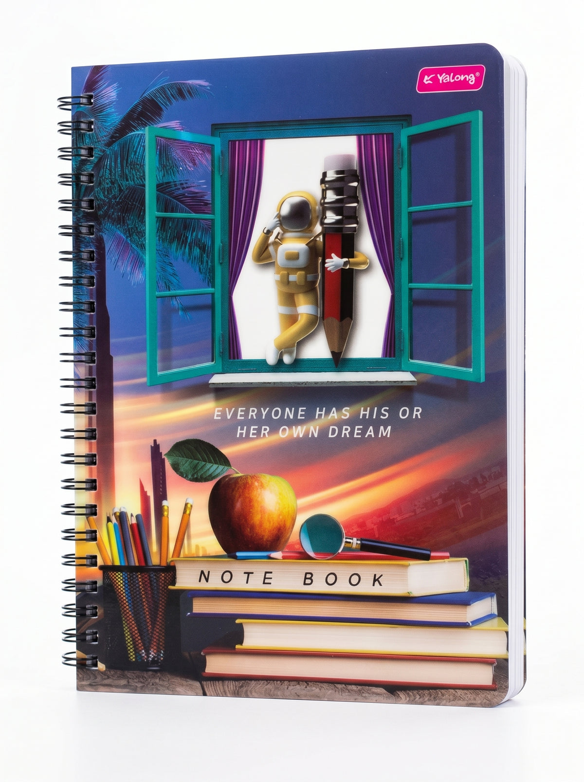 Carnet A5 Piqué 96 Pages 70g YALONG – Cahier de Qualité
