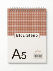 Bloc-notes Steno A5 Spirale – 5/5 Écossais