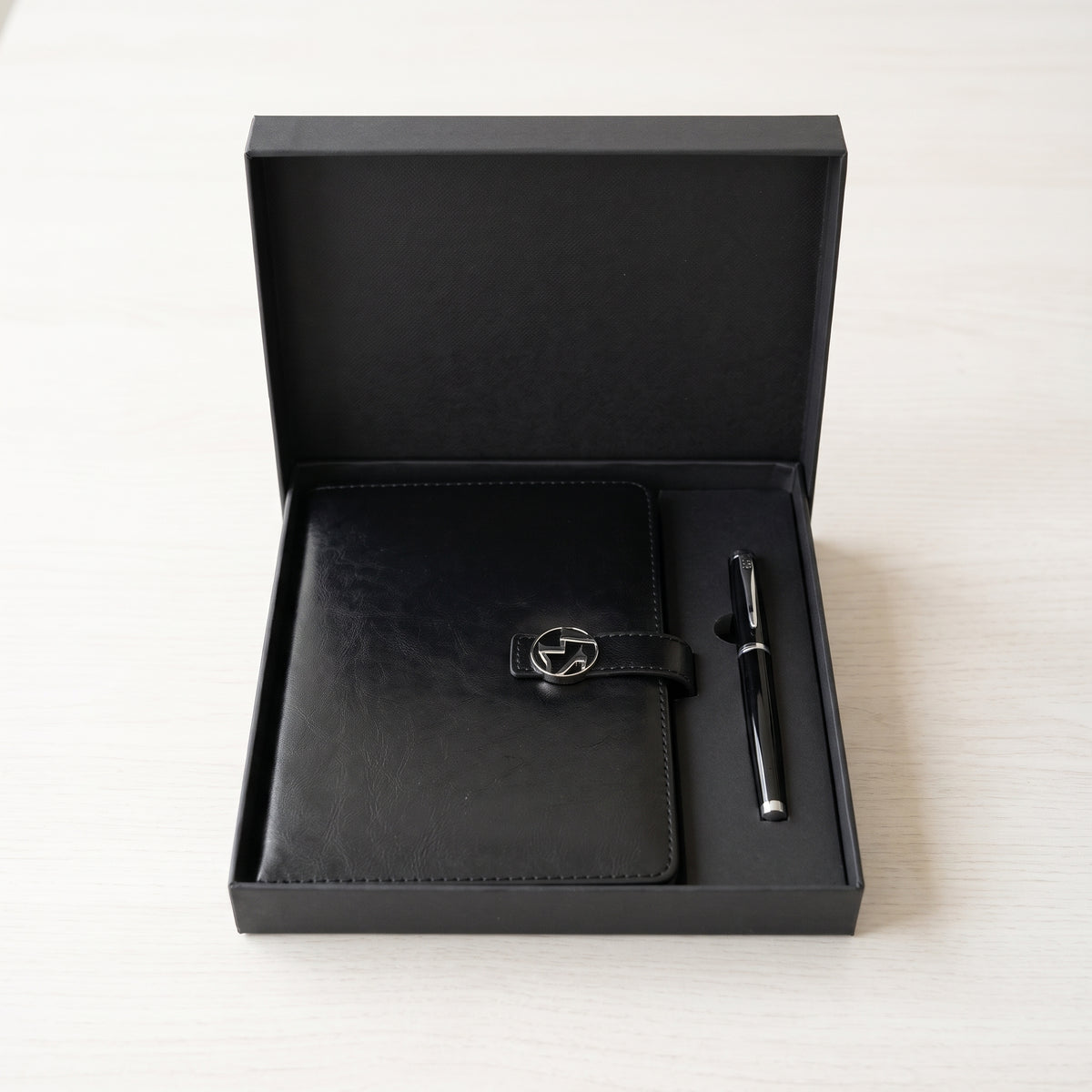 Coffret Exécutif Notebook A5 & Stylo Bille Assorti Personnalisable