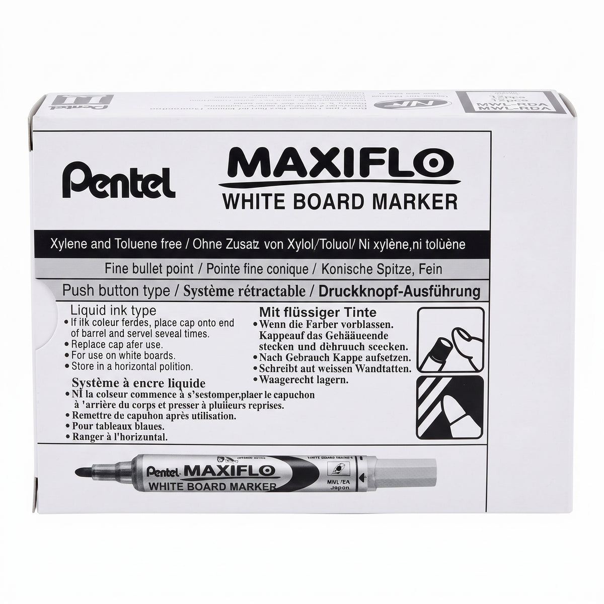 Marqueur tableau blanc Maxiflo à Encre Liquide