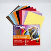 Papier Dessin 24*32 (10) TOPKALL – Couleur