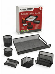 Accessoires de Rangement Bureau  6 Pièces Métallique TOPKALL