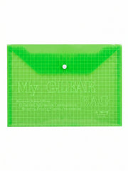 Enveloppe en Plastique avec Bouton YALONG – Vert