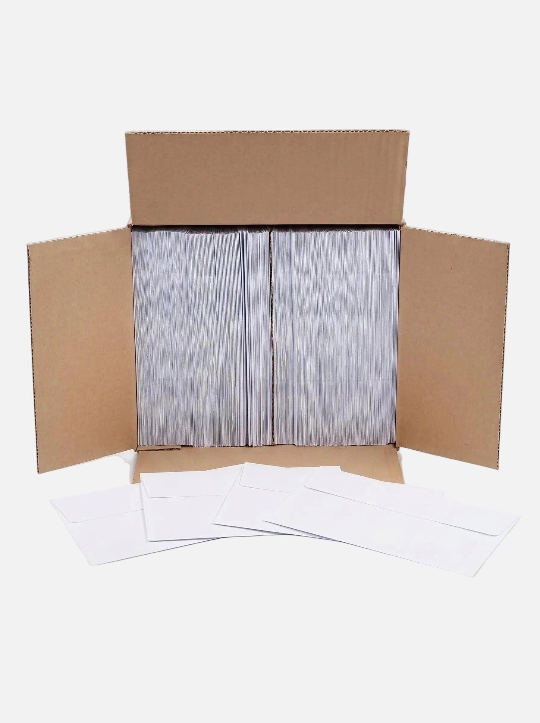 Fournitures administratives et papeterie de bureau Select avec enveloppes blanches.
