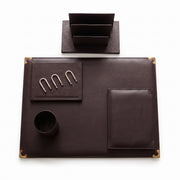 Ensemble de Bureau en cuir Complet - Accessoires de Bureau Pro