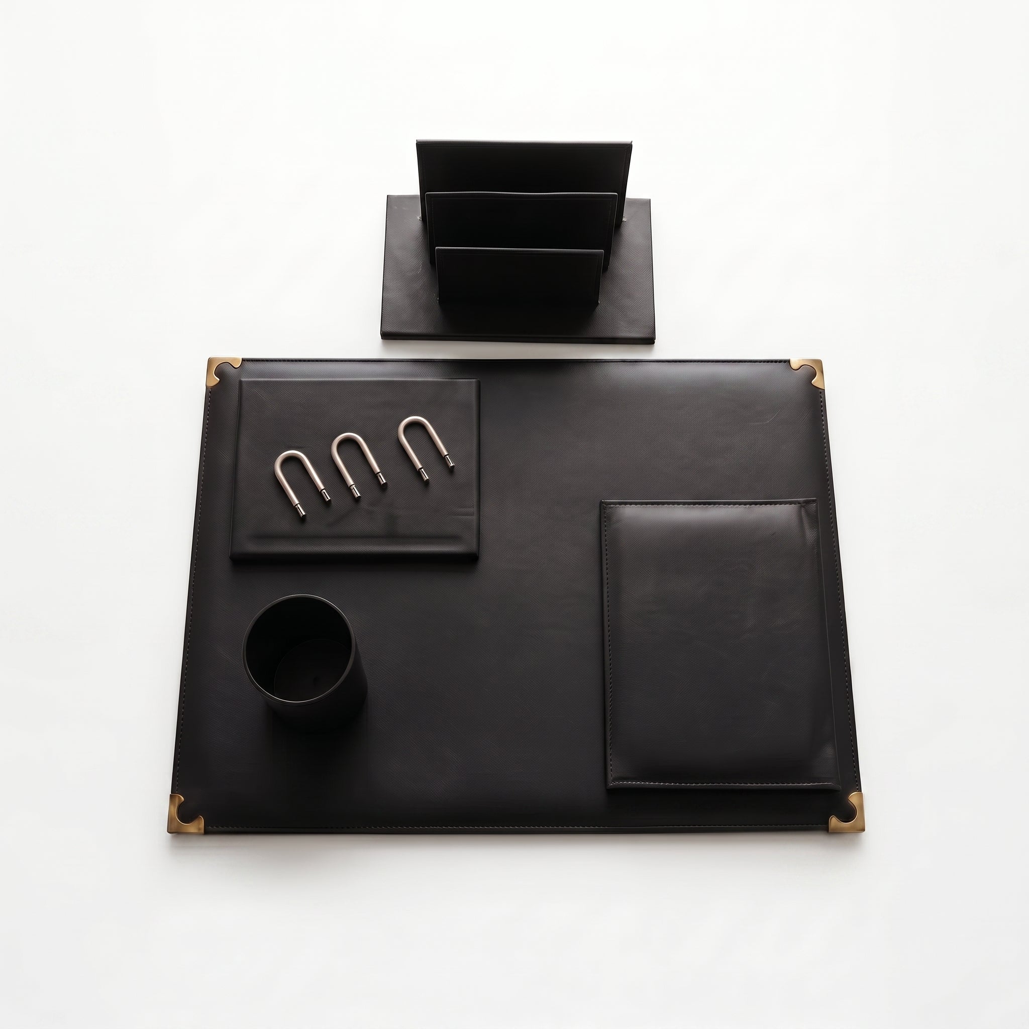 Ensemble de Bureau en cuir Complet - Accessoires de Bureau Pro Image principale du produit