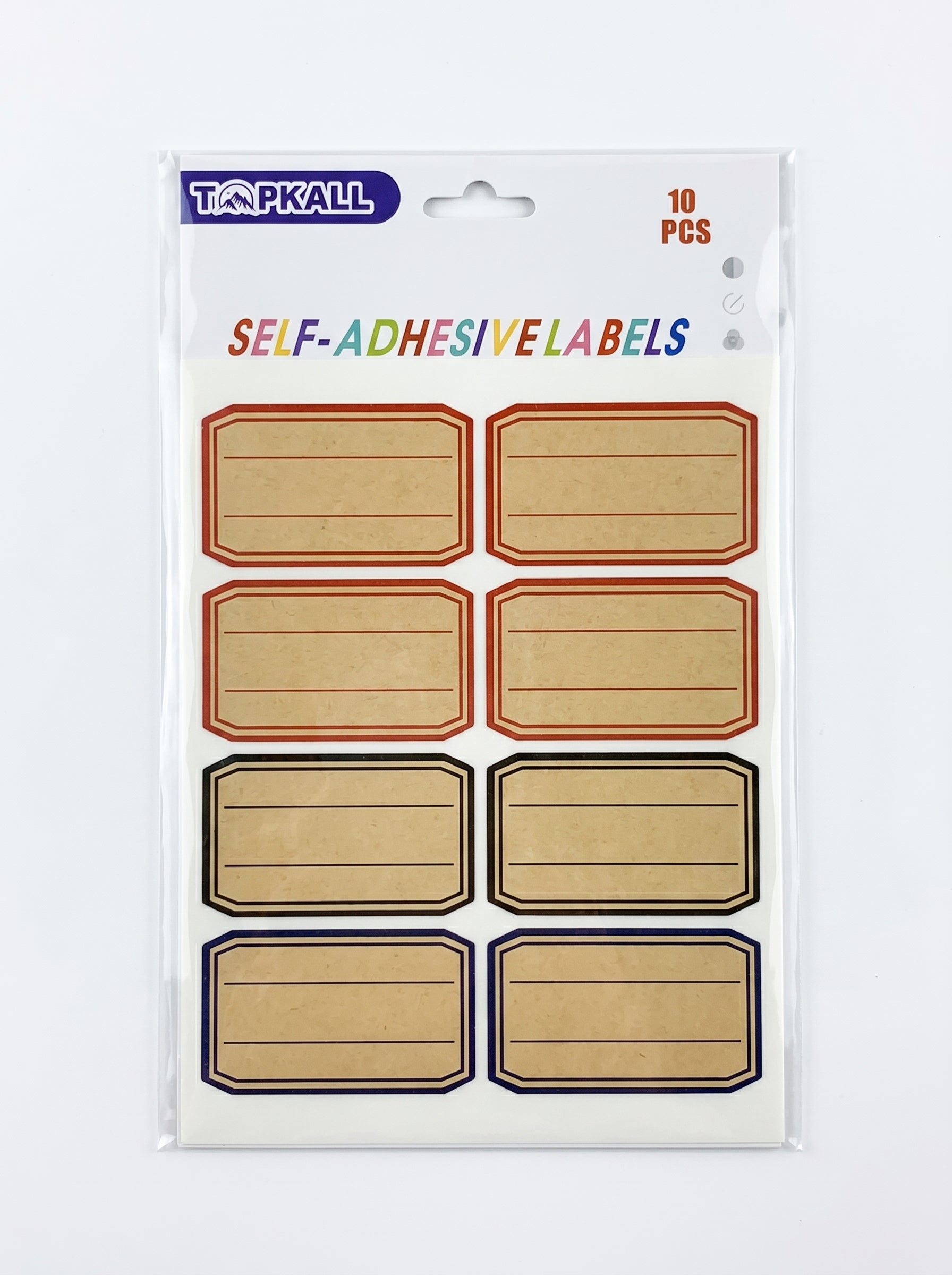 Etiquettes Scolaire Adhesive 10pcs TOPKALL Image principale du produit
