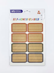 Etiquettes Scolaire Adhesive 10pcs TOPKALL