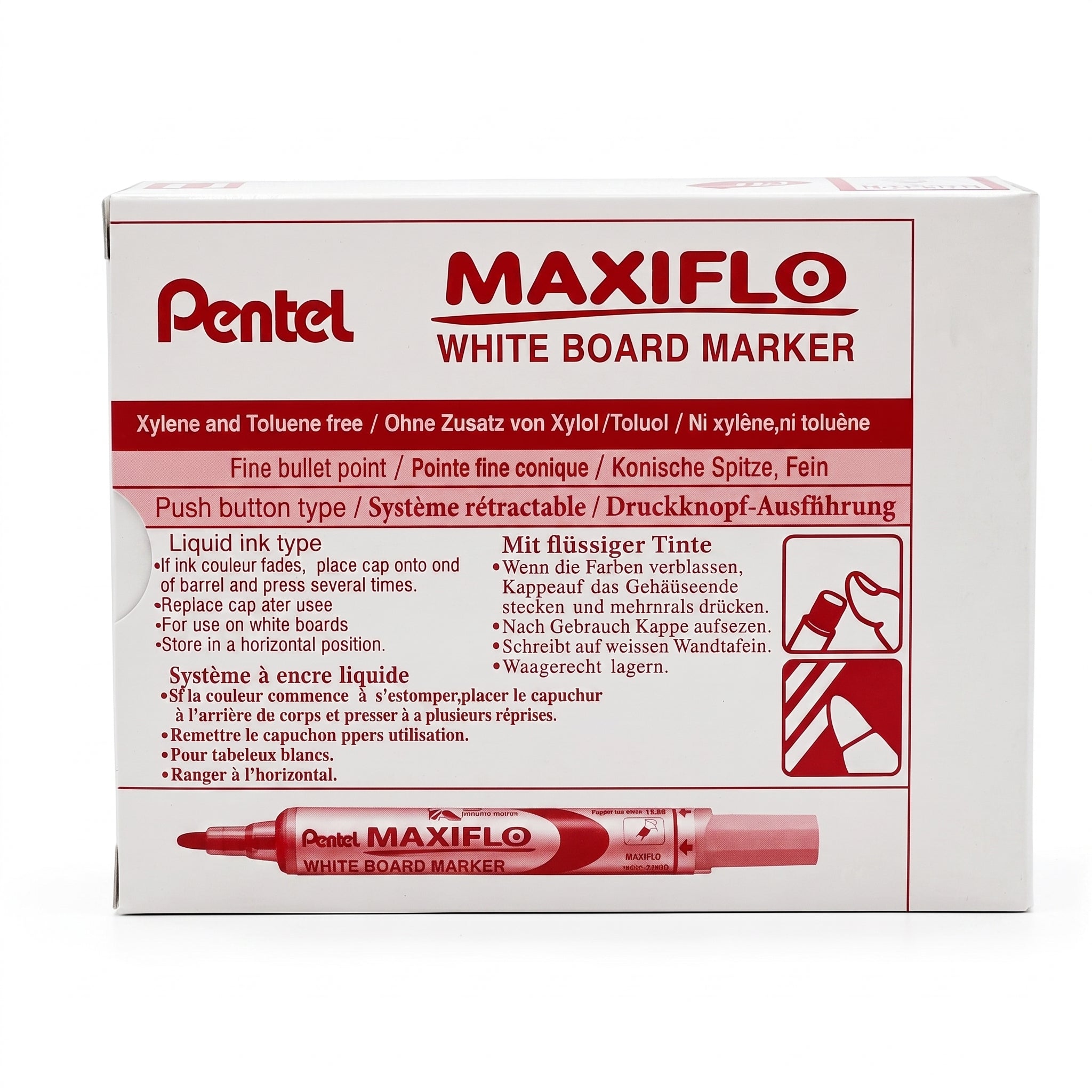 Marqueur tableau blanc Maxiflo à Encre Liquide Image principale du produit