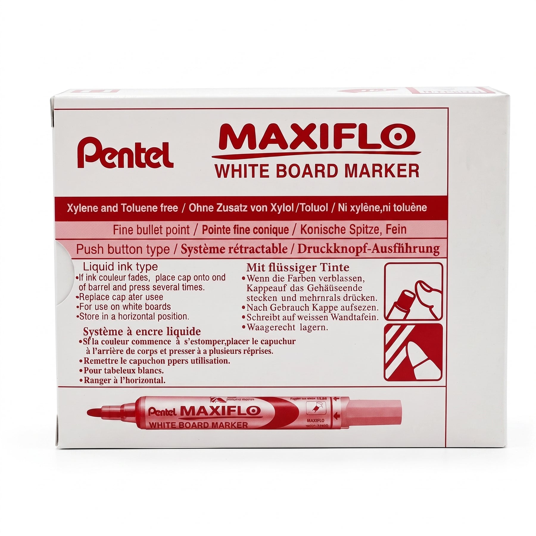 Marqueur tableau blanc Maxiflo à Encre Liquide